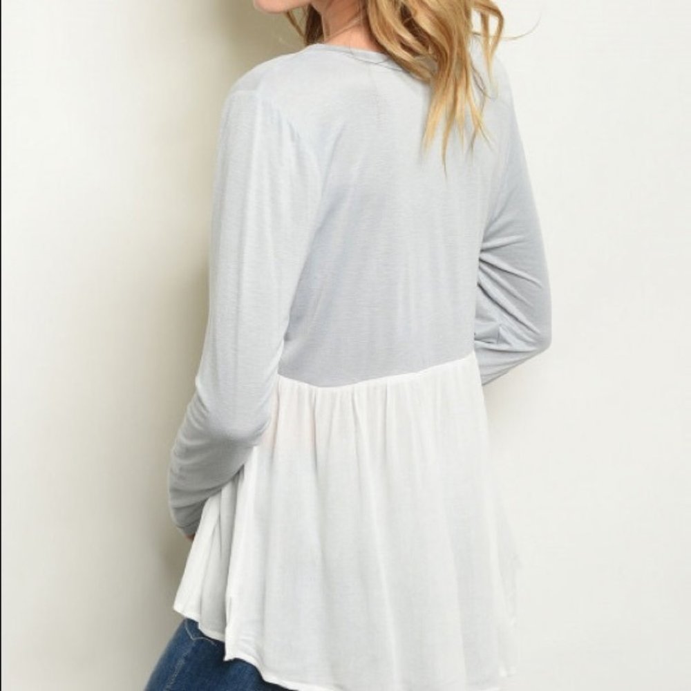 Blue Ivory Top - Picture 3 of 3